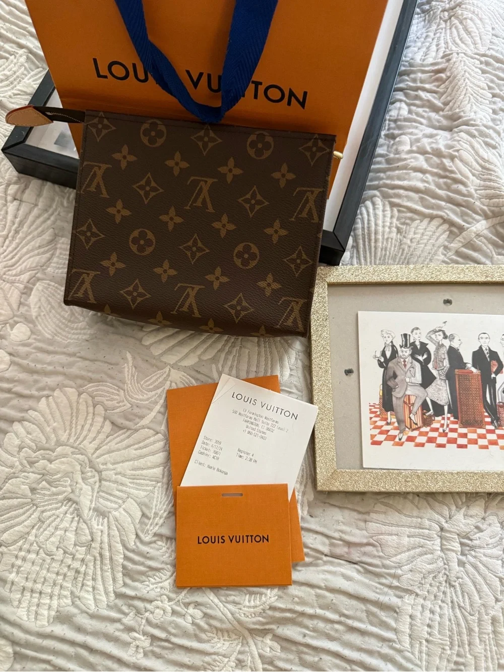 Louis Vuitton Brown Monogram Canvas Toiletry Pouch
